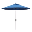 Pemberly Row 9' Bronze Patio Umbrella in Pacifica Capri