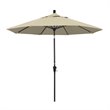 Pemberly Row 9' Bronze Patio Umbrella in Pacifica Beige
