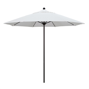 Pemberly Row 9' Bronze Market Umbrella in Sun-brella 1A Natural