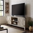 Pemberly Row Modern Wood Barn Door TV Stand for TVs up to 70