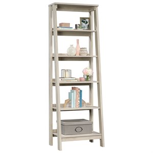 Pemberley Row Engineered Wood Chalked Chestnut Bookcase Rectangular 71.14&quot Unassembled