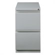 Pemberley Row Metal Silver Filing Cabinet Rectangular Lockable 27.75