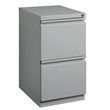Pemberley Row Metal Silver Filing Cabinet Rectangular Lockable 27.75