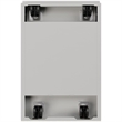 Pemberley Row Metal Silver Filing Cabinet Rectangular Lockable 27.75