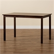 Pemberley Row Wood Dark Brown Dining Table Rectangular 47.75