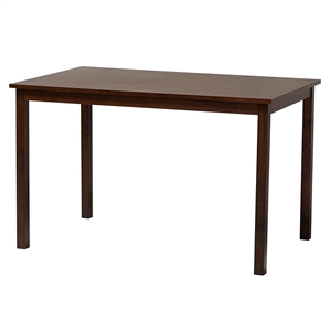 Pemberley Row Wood Dark Brown Dining Table Rectangular 47.75&quot W x 29.5&quot D x 30&quot H