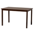 Pemberley Row Wood Dark Brown Dining Table Rectangular 47.75