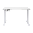 Pemberly Row Electric Height Adjustable Standing Desk in White