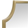 Pemberley Row Metal Soft Gold Bathroom Mirror Rectangular Pagoda-Styled Frame 38