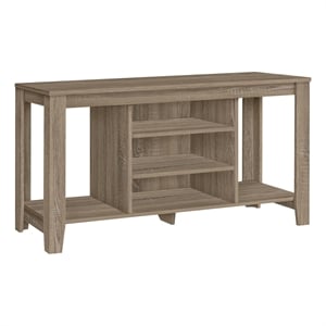 Pemberly Row 48&quot TV Console in Dark Taupe