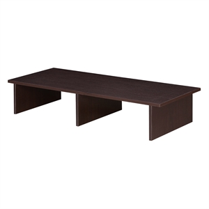 Pemberly Row Large TV/Monitor Riser in Espresso