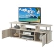 Pemberley Row Melamine Veneer Wood Cream TV Stand Rectangular Modern 59