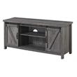 Pemberly Row Farmhouse Wood Barn Door TV Stand for TVs up to 52