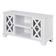 Pemberley Row Wood White TV Stand Rectangular 47.25
