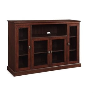 Pemberley Row Wood Espresso TV Stand Rectangular Cable Management 52&quot