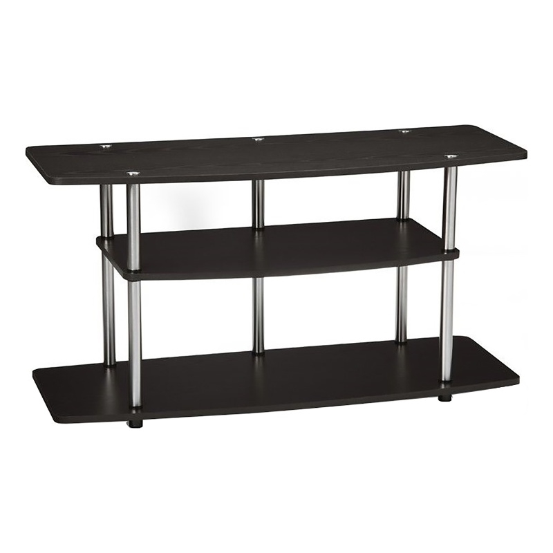 Pemberly Row Transitional 3 Tier Wood TV Stand for TVs up to 42
