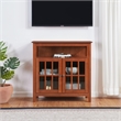 Pemberley Row Wood Cherry TV Stand Rectangular Easy Assembly 36