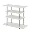 Pemberly Row Contemporary Wood No-Tools TV Stand for TVs up to 32