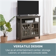 Pemberly Row Traditional Wood TV Stand for TVs up to 36
