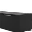Pemberley Row Engineered Wood Black Matte TV Stand Rectangular Wire Management 67.99