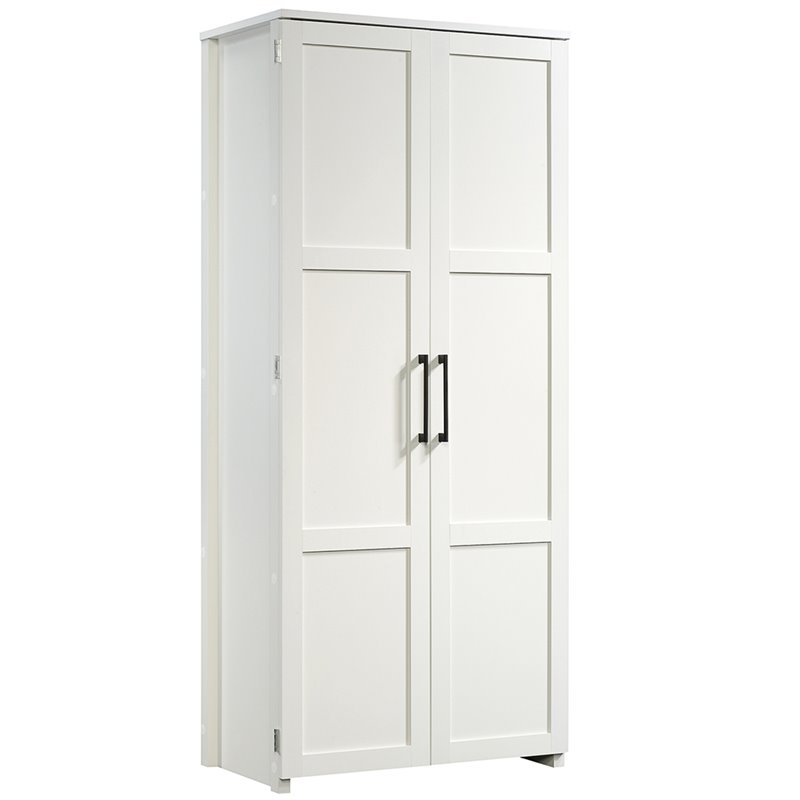 Pemberley Row Engineered Wood White Pantry Rectangular 68.82