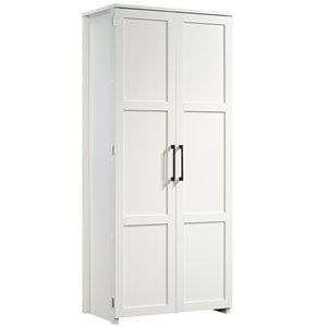 Pemberley Row Engineered Wood White Pantry Rectangular 68.82&quotH x 30.71&quotW x 17.21&quotD Unassembled