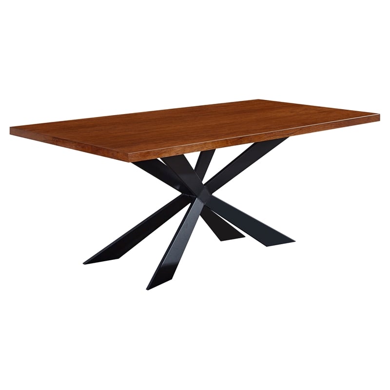 Pemberly Row Wood Dining Table in Walnut