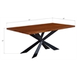 Pemberly Row Wood Dining Table in Walnut