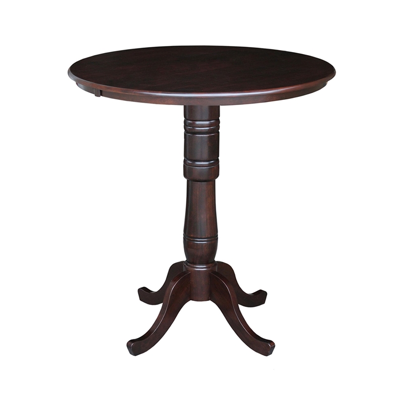 Pemberley Row Solid Wood Natural Dining Table Square Butterfly Extension 36