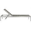 Pemberly Row 3-Piece Modern Aluminum Outdoor Set in Silver/Gray