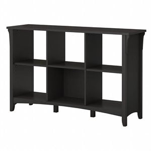 Pemberley Row Wood Vintage Black Organizer Rectangular Adjustable Shelves 47.72&quotx13.78&quotx29.96&quot Unassembled