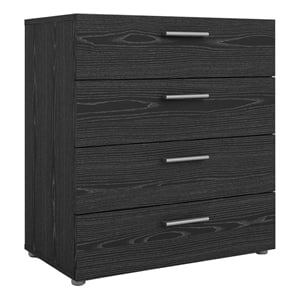 Pemberley Row Engineered Wood Black Chest Rectangular Modern 31.57&quotW x 15.85&quotD x 26.81&quotH Unassembled