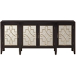 Pemberly Row Console Table in Antique Black