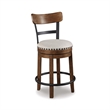Pemberley Row Metal Brown Counter Stool Swivel 37