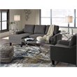 Pemberley Row Clear Tempered Glass Chrome Coffee Table Set Round Adjustable 38