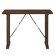 Pemberley Row Acacia Veneer Brown Cherry Counter Height Dining Set Rectangular Assembly Required