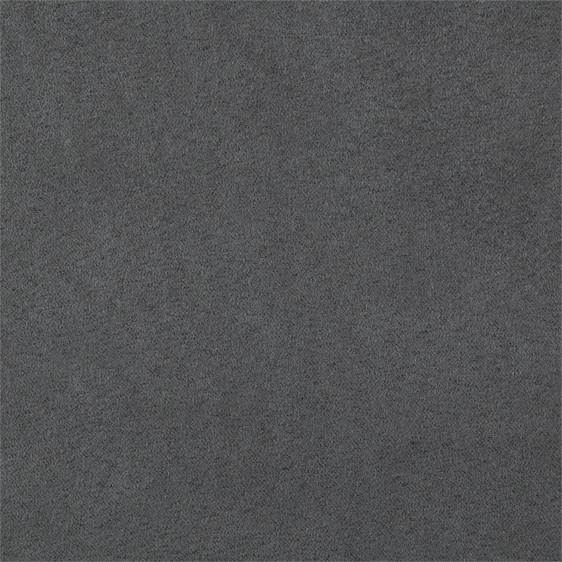 Pemberley Row Microfiber Dark Gray Ottoman Rectangular Interior Storage 33