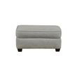 Pemberly Row Chair Ottoman in Gray Fabric