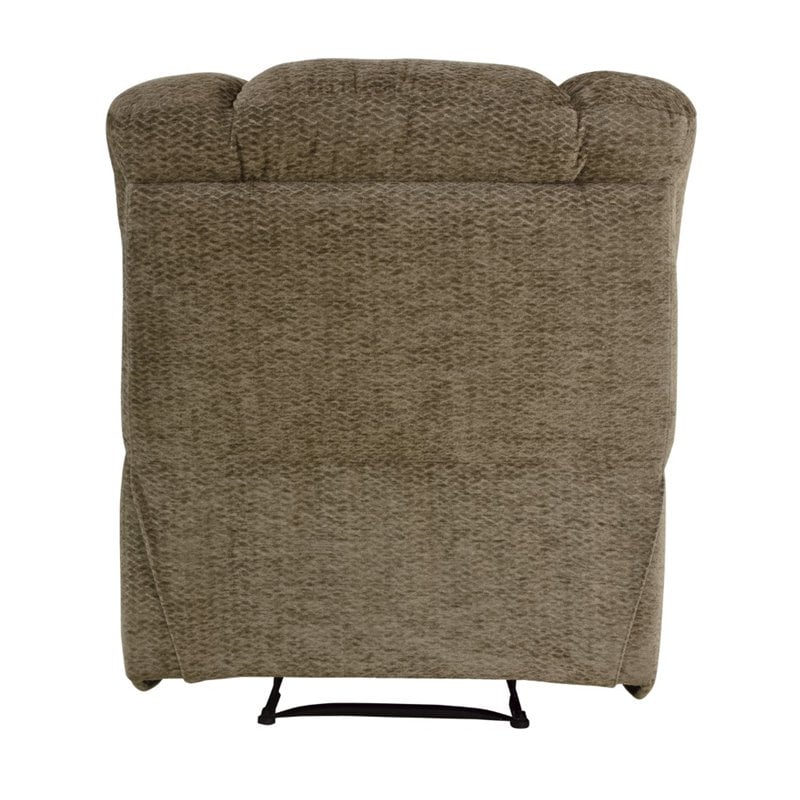 Pemberly Row Contemporary Recliner in Brown