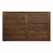 Pemberly Row 5-Piece Transitional Wood Dining Set in Brown and Beige