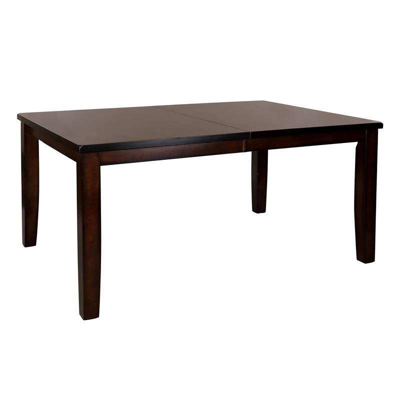 Pemberly Row 5-Piece Transitional Wood Dining Set in Cherry