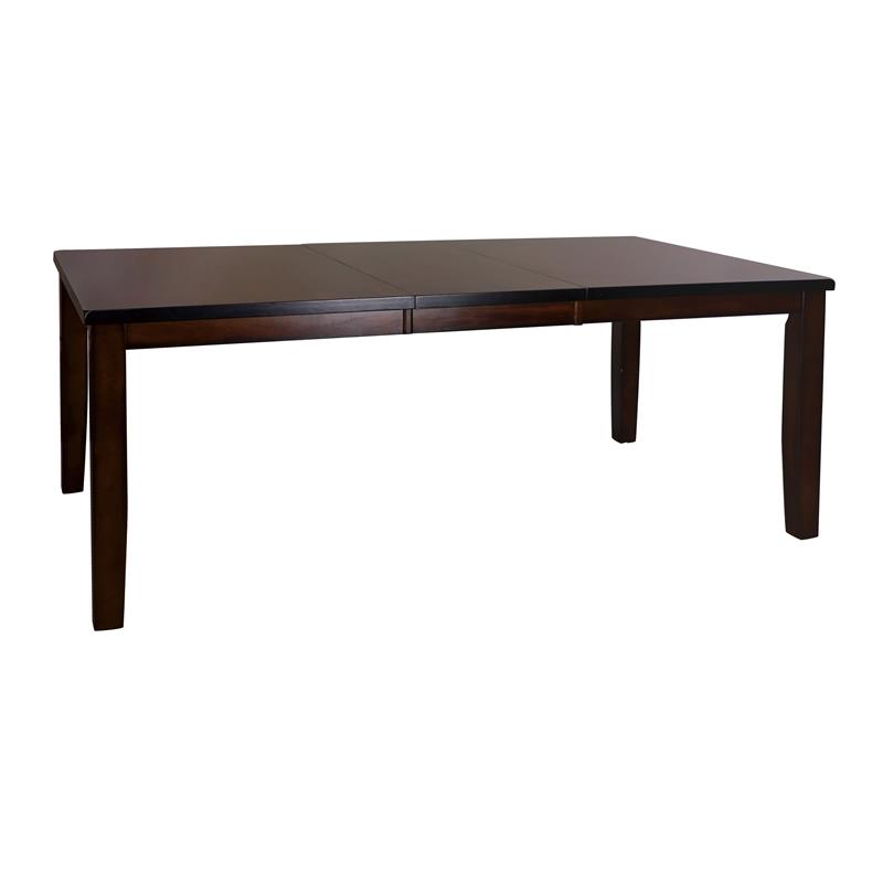 Pemberly Row 5-Piece Transitional Wood Dining Set in Cherry
