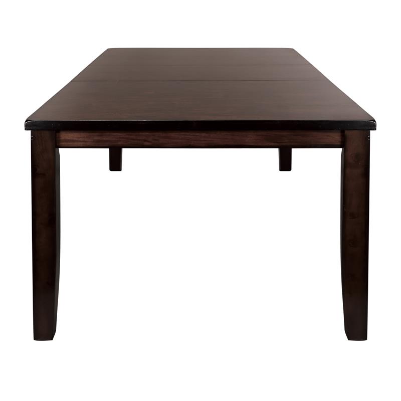 Pemberly Row 5-Piece Transitional Wood Dining Set in Cherry