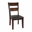 Pemberly Row 5-Piece Transitional Wood Dining Set in Cherry