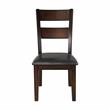Pemberly Row 5-Piece Transitional Wood Dining Set in Cherry