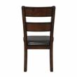 Pemberly Row 5-Piece Transitional Wood Dining Set in Cherry
