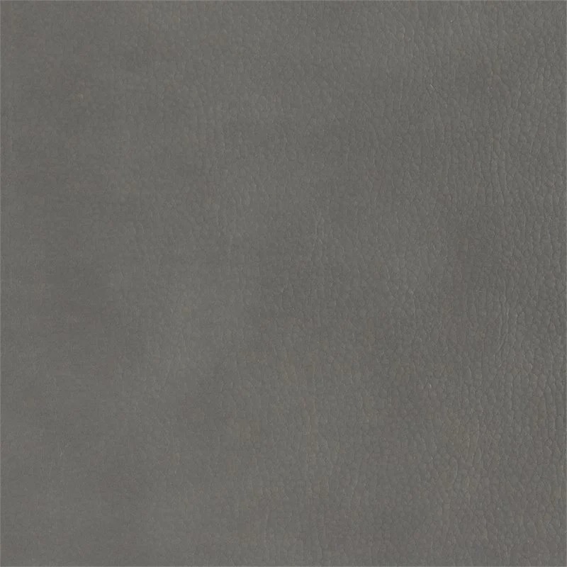 Pemberly Row Traditional Faux Leather Double Glider Reclining Loveseat in Gray