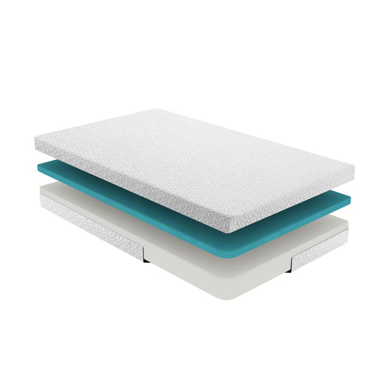 Pemberley Row Fabric White Twin Mattress Rectangular Breathable 6
