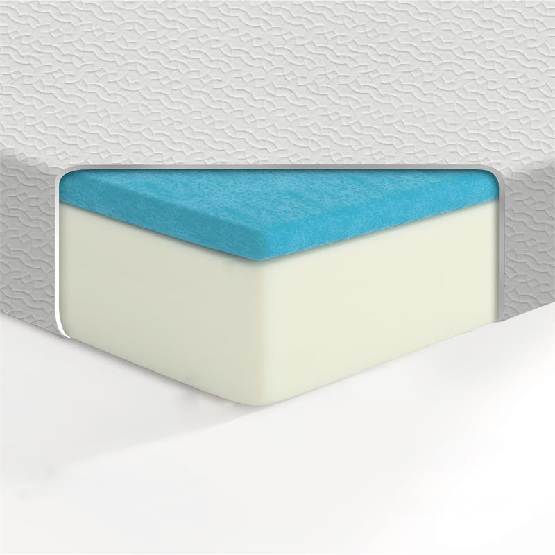 Pemberley Row Fabric White Twin Mattress Rectangular Breathable 6