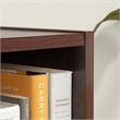 Pemberly Row 3-Shelf Modern Engineered Wood Bookcase in Brook Cherry